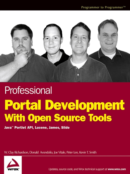 Cover image for Professional Portal Development with Open Source Tools